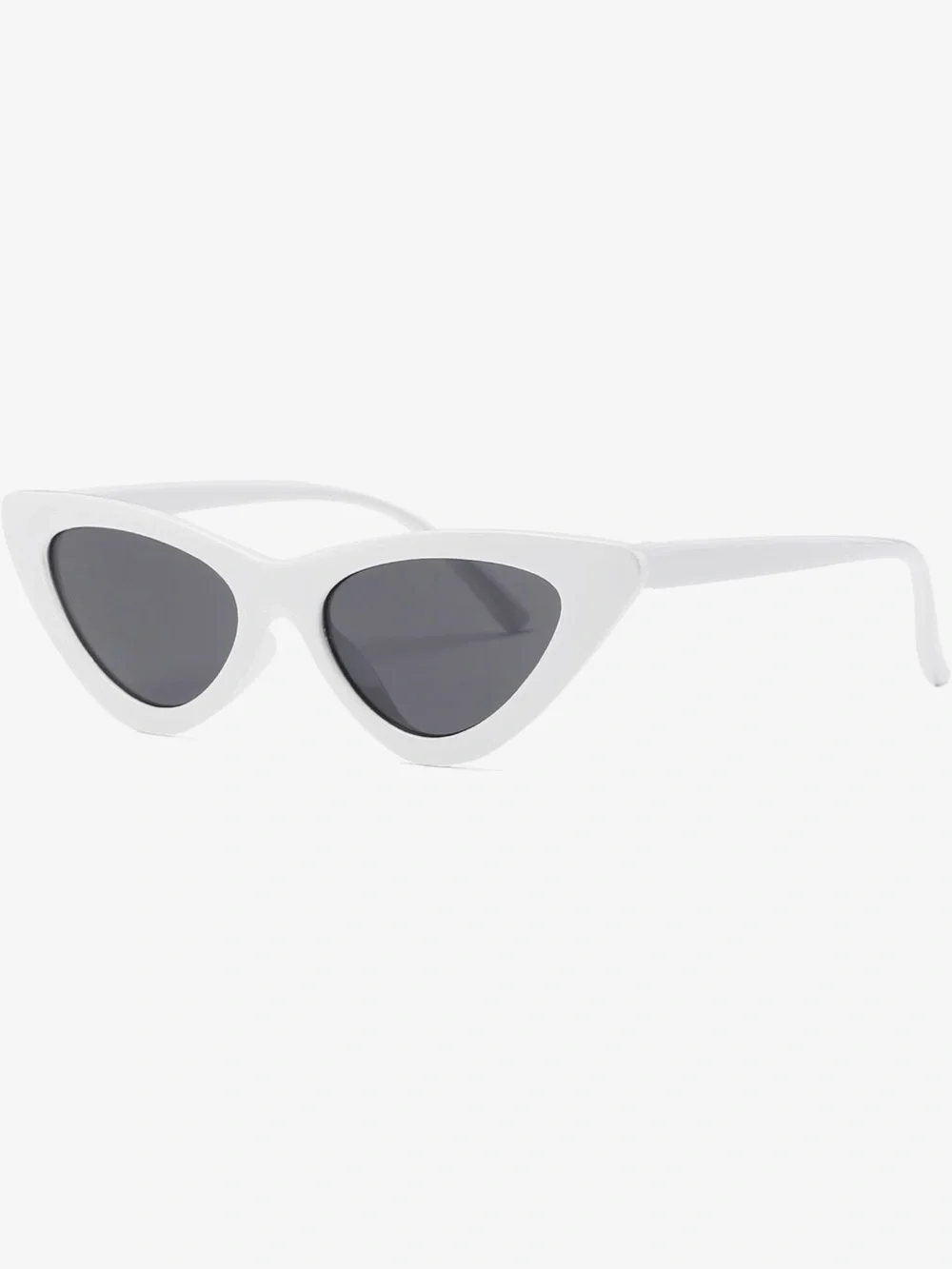 Cat Eye Women Sunglasses White